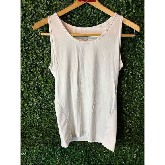 Tommie Copper Women's White Lower Back Support Tank Large NWOT - Picture 1 of 4